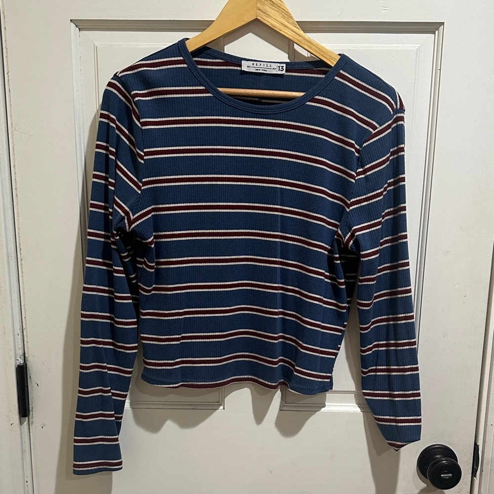 Striped Long Sleeve Top